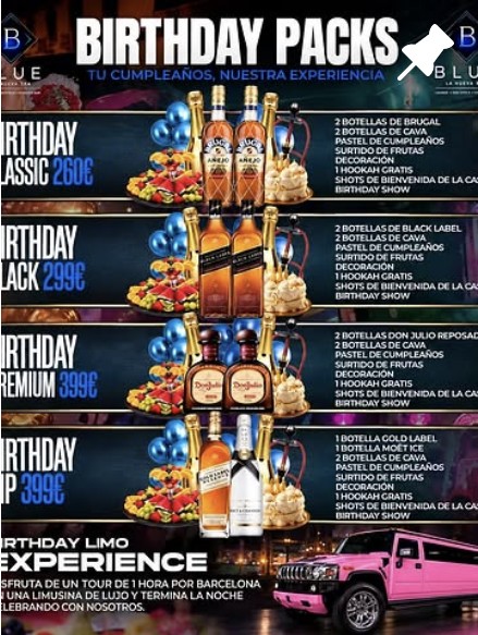 Birthday Packs de BLUE